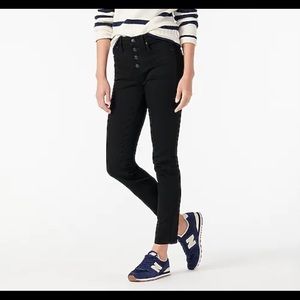 J. Crew 9" vintage straight jean in black